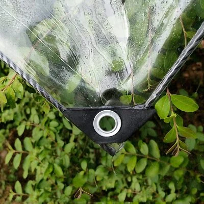 Plane Wasserdicht Transparent Abdeckplane für Gartenmöbel Pavillon Terrassen - Bild 1 von 4