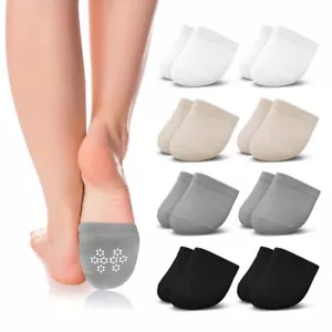8 Pairs Toe Topper Liner No Show Invisible Half Toe Seamless Socks for Women - Picture 1 of 8