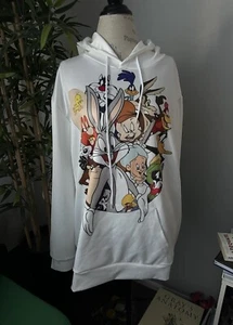 Looney Tunes hoodie size xl Tweety bugs bunny taz sweatshirt - Picture 1 of 2