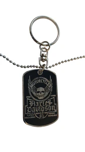 Harley Davidson speed power skull and wings key chain - Picture 1 of 2