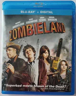 ZOMBIELAND BLU RAY FREE SHIPPING Foto 1 de 3