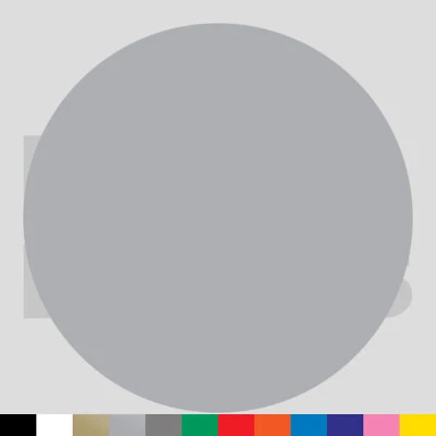 Calcomanía adhesiva troquelada de vinilo circular - forma punto redondo luna Foto 1 de 3