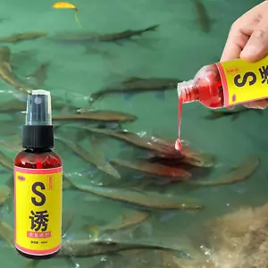 Natural Bait Scent Fish Attractants Freshwater Bass Fishing Lures Spray 60ml - Picture 1 of 9