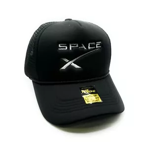 Space X Mesh Trucker SnapBack (Black) - Picture 1 of 2