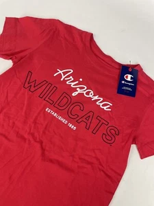 ARIZONA WILD CATS Wildcats Champion Red Women's Small S Short Sleeve T Tee Shirt - Picture 1 of 7