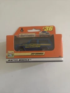 1999 MATCHBOX SUPERFAST #36 JEEP CHEROKEE ANIMAL RESCUE NUOVO IN SCATOLA - Foto 1 di 2