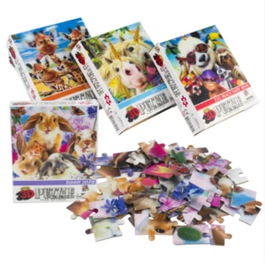 Super 3D 50pcs Puzzle Animal It's Just Fun 9" × 6" - Picture 1 of 9