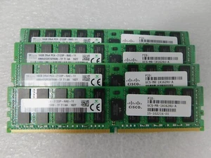 Set of 4 SK HYNIX 16GB DDR4 2Rx4 SERVER RAM 2133 MHz HMA42GR7AFR4N-TF - Picture 1 of 4
