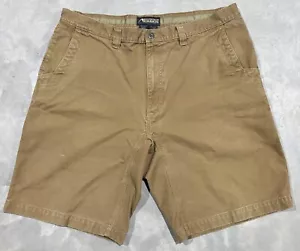 Mountain Khakis Alpine Utility Shorts Flat Front 5 Pocket Mens Size 40 Brown - Picture 1 of 6