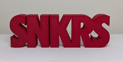 SNKRS RED 20CM Sneaker Shoes Art Figurine Collector Sneakerhead 3d Print - Image 1 of 4