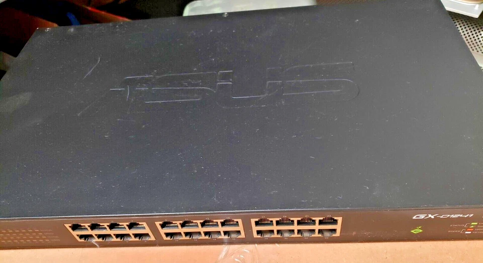 Asus GX-D1241 ver.2 24-Port 10/100/1000 Gigabit Ethernet Switch - Image 1 of 3
