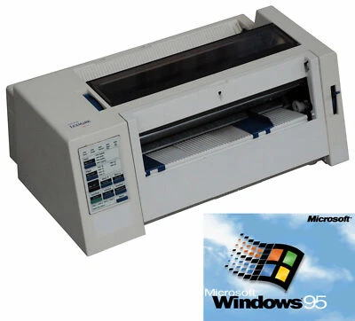 A4 Dot Printer Lexmark 2380 Single Sheet Continuous for Windows 95 98 - Image 1 of 2