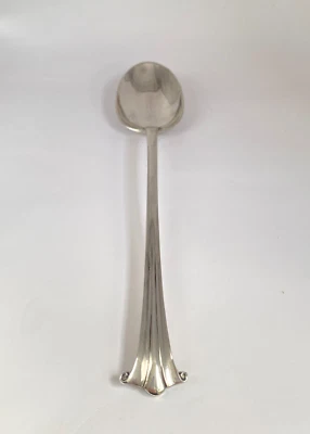 Antigua cuchara para servir pesada enchapada en plata Walker Hall A1 c1890 patrón lento Foto 1 de 4