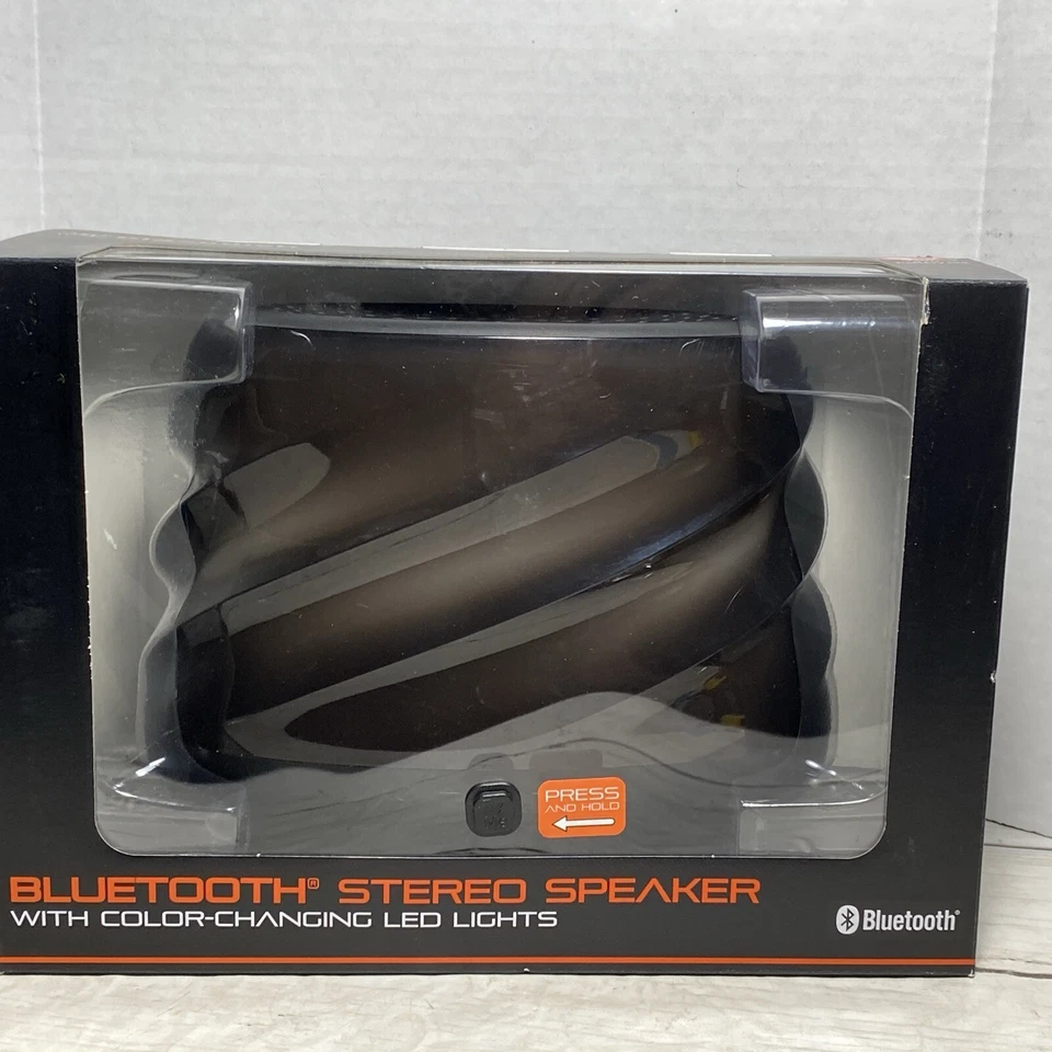 Bluetooth Stereo Speaker With Color Changing LED Lights Blackweb - Image 1 of 4