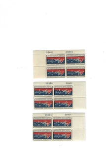 USA SCOTT #1306, sin montar o nunca montada 5 centavos 3 pb's 1966 tratado de aves migratorias envío gratuito en ee. uu. - Imagen 1 de 1