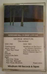 GEORGE WINSTON-DECEMBER-WINDHAM HILL ON BASF CHROME WT-1025 CASSETTE TAPE 1982 - Picture 1 of 9