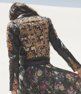 RARE VTG Spell Designs Gypsy Queen Leather jacket; Circa 2013 - Picture 1 of 22