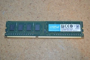 Crucial 8GB DDR3 Desktop RAM Memory CT102464BD186D.C16FND - Picture 1 of 3