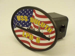 USS DULUTH LPD 6 Hitch Cover Military USN U S Navy - Picture 1 of 4