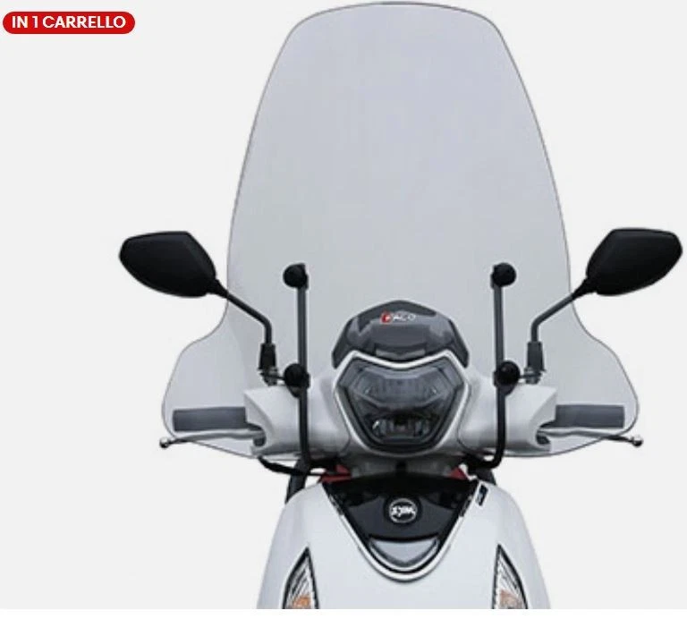 PARABREZZA SYM SYMPHONY 125 E5  2021 in poi paravento cod.23556 piccoli segni H - Immagine 1 di 1