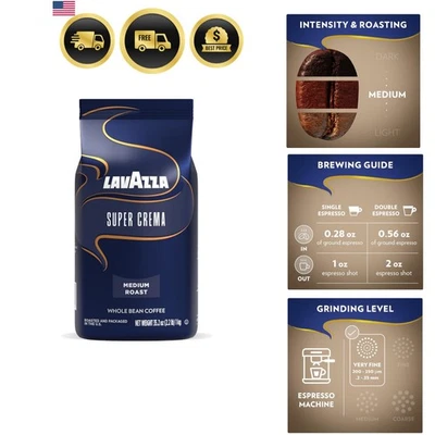 Кофейные зерна эспрессо обжарка арабика робуста смесь 2 2 фунта пакетик - Изображение 1 из 4