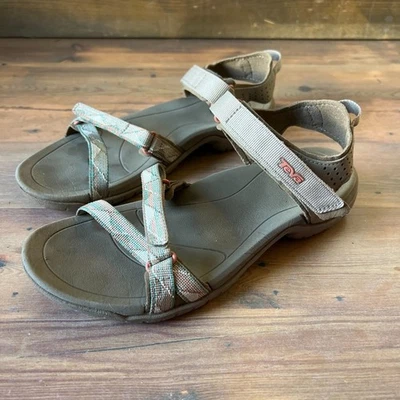 Sandalias para mujer Teva Verra con tiras punta abierta EE. UU. 7 surf topo multi senderismo al aire libre Foto 1 de 4