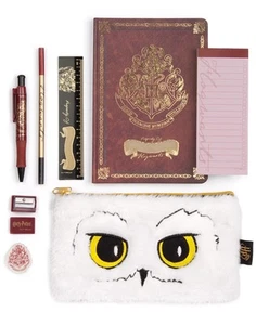 Juego de papelería Harry Potter Red Hedwig Hogwarts Crest Logo para mujer - Imagen 1 de 9