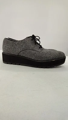 Zapatos Oxford Eileen Fisher Mujer Eddy Tweed Plataforma Negro/Blanco 8.5 Foto 1 de 3