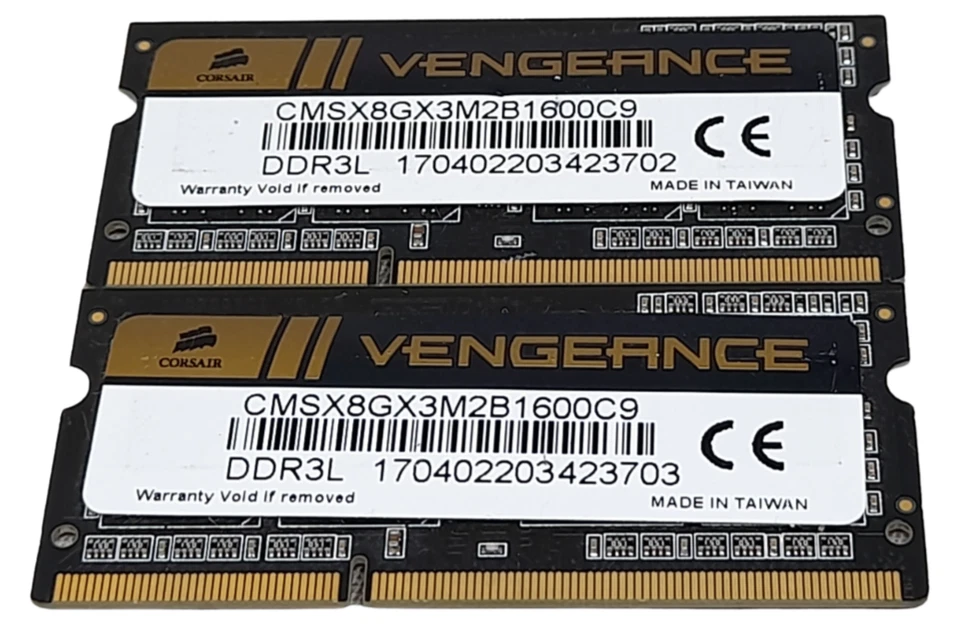 Corsair Vengeance 8GB 2 x 4GB 1600MHz DDR3L SODIMM Laptop Memory RAM - Image 1 of 1