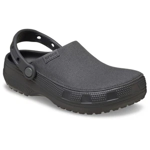 Zuecos Crocs clásicos artesanales de algodón arena negra - Imagen 1 de 9