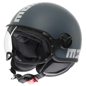 MOMODESIGN FGTR CLASSIC CANDY JETHELM OKTANGRAU WEISS ECE 2206 GRÖSSE XS - Bild 1 von 9