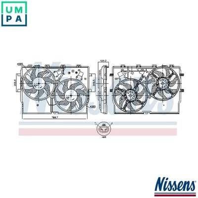 FAN ENGINE COOLING 850001 FOR PEUGEOT BOXER/Van/Platform/Chassis/Bus  FIAT - Image 1 of 4