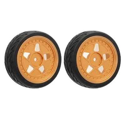 2x RC Car Tires Wheel Rims Replacement For ZD Racing 1/16 S16 EX16 RC Car Upgard - Bild 1 von 4