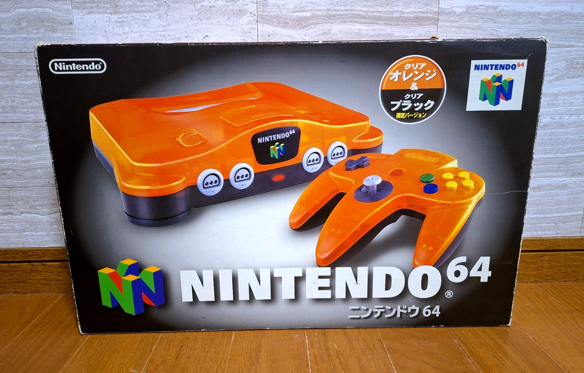 任天堂64 N64 Pikachu Blue & Yellow console Nintendo 64 retro game