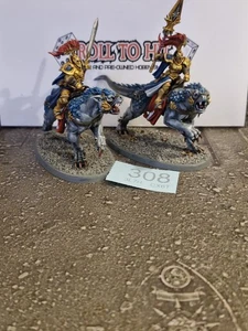 Age Of Sigmar Stormcast Eternal Evocators On Celestial Dacolines Well Painted. - Picture 1 of 1