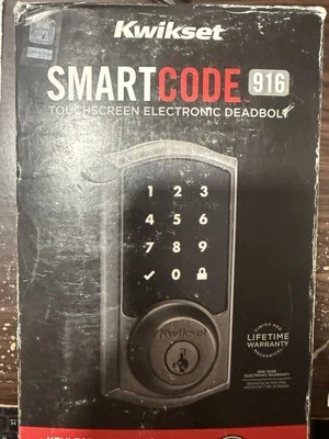 KWIKSET Smartcode 916 Deadbolt with Z-Wave Technology  916TRL ZW 11P UL Bronze - Image 1 of 4