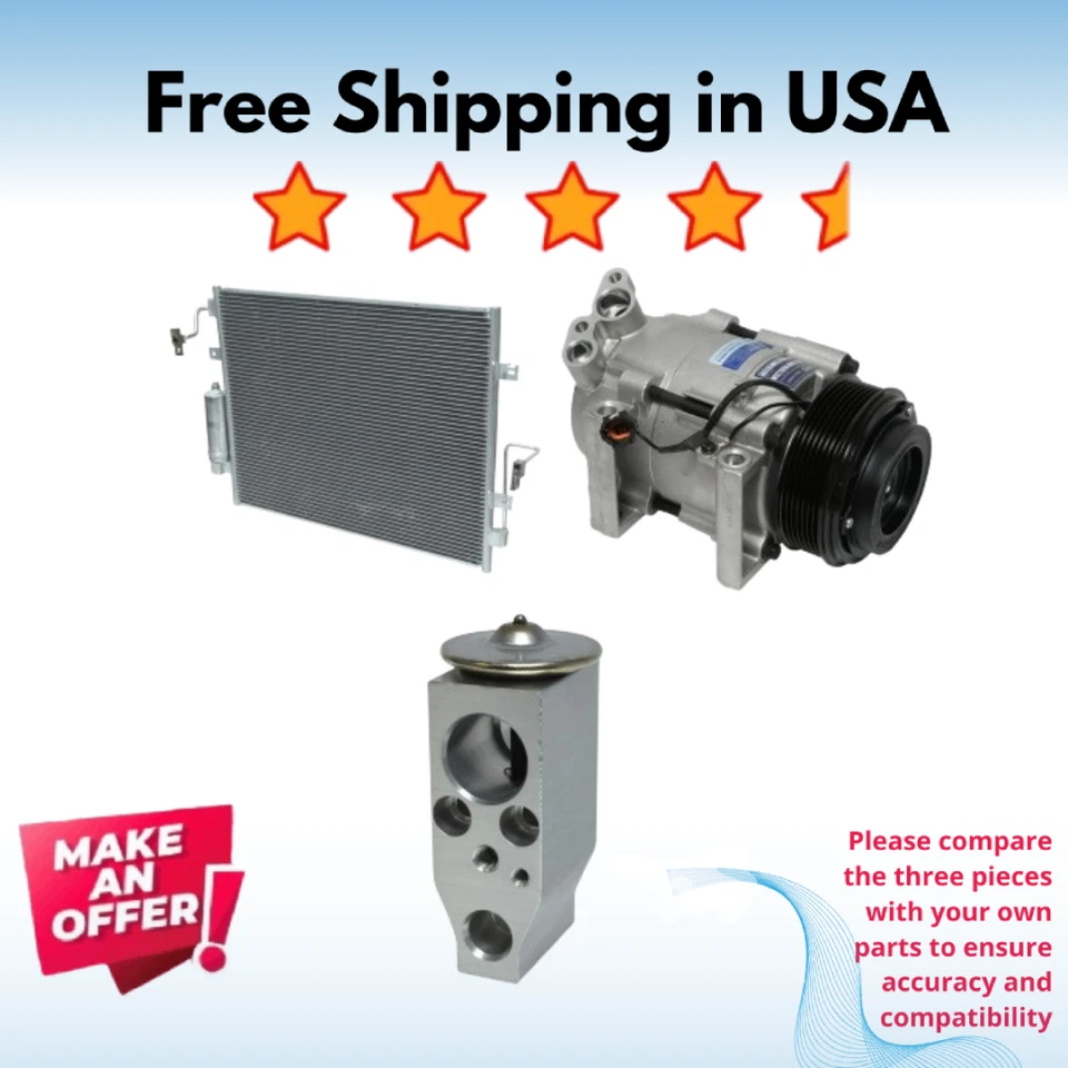 Kit Compressor A/C Fit Nissan TITAN 2017-2018 - Image 1 of 1