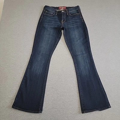 Lucky Brand Blue Jeans Women's 2/26 Ankle Sofia Boot Stretch Denim Cotton Blend - Image 1 of 4