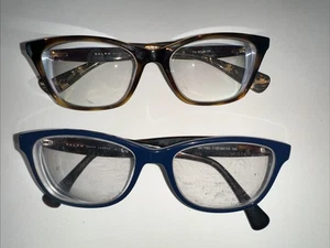 Lote 2 Gafas Ralph Lauren 7083 7071 52 16 140 Marco Habana Oscuro - Imagen 1 de 5