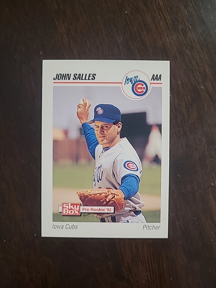 1992 SkyBox Pre-Rookie John Salles RC #107 Iowa/Chicago Cubs Rookie - Image 1 of 1