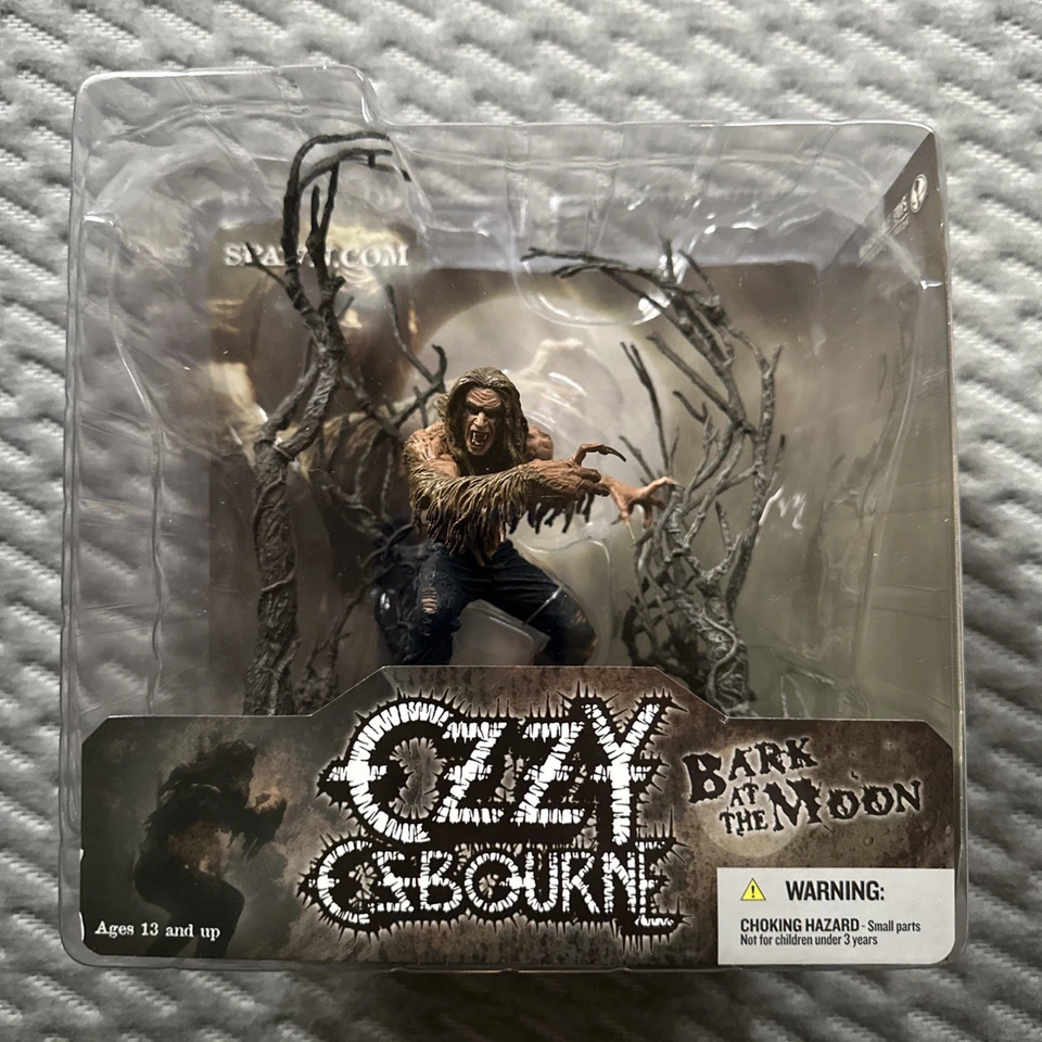 Figura de acción Ozzy Osbourne Bark at the Moon McFarlane sellada 2004 Foto 1 de 4