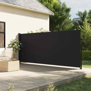 Retractable Side Awning Outdoor Privacy Screen Balcony Sunshade Shelter vidaXL - Picture 1 of 230