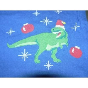 Ugly Stuff Holiday Supply Co. Men's Dino Cotton Boxer Shorts Royal Blue X-Large - Picture 1 of 4
