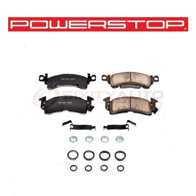 PowerStop Front Disc Brake Pad & Hardware Kit for 1971-1974 GMC P35 P3500 sp Foto 1 de 4
