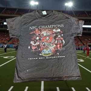 Vintage Y2K Tampa Bay Buccaneers 2003 NFC Champions NFL Football Tee youth XL - Bild 1 von 4