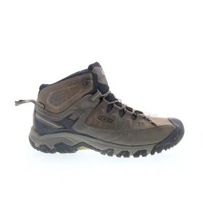 Botas de caminhada Keen Targhee III média alta impermeável masculina marrom botas de caminhada 12 - Imagem 1 de 4