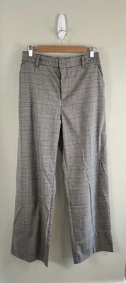 Pantalón Gap Mujer Fácil Pierna Ancha Talla 8 Alto Neutro Cuadros Tiro Alto Foto 1 de 4