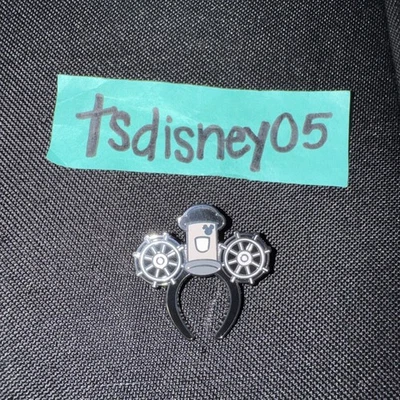 2025 Hidden Mickey Disneyland CHASER Steamboat Willie Ears Pin - Image 1 of 3