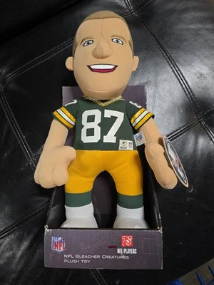 Peluche coleccionable de 10 pulgadas Bleacher Creatures Jordy Nelson Green Bay Packers Foto 1 de 4