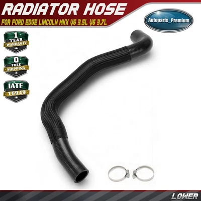 Tubo de manguera de refrigerante de radiador inferior con abrazadera para Ford Edge Lincoln MKX 3,5 L 3,7 L Foto 1 de 4
